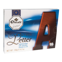 Droste Large Milk Chocolate Letter - A
